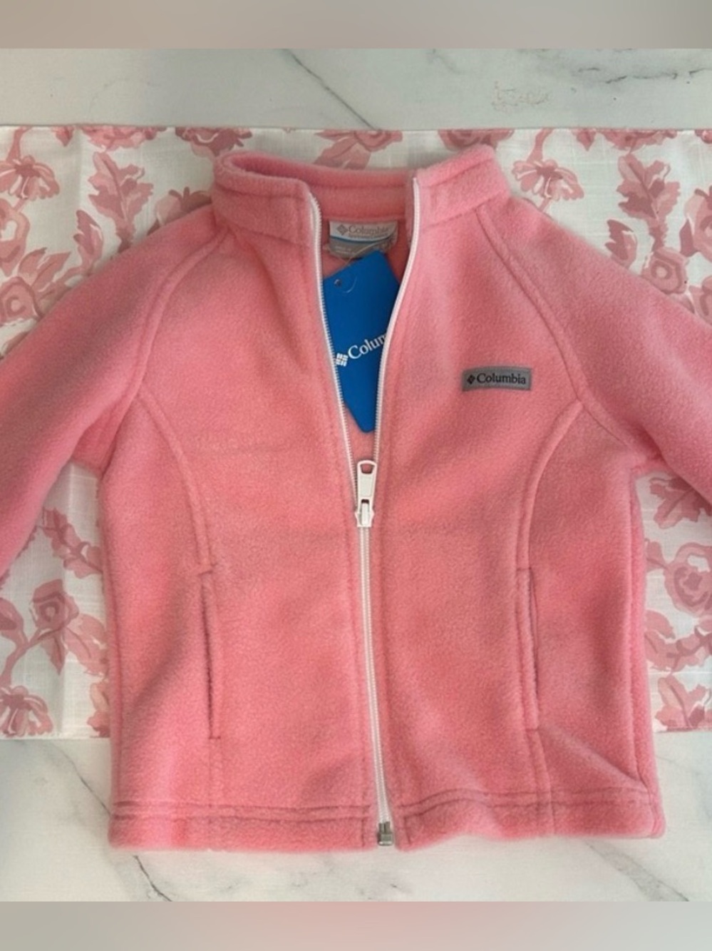 Columbia Berrey Ranch youth fleece jacket in pink. NWT size 18-24 months